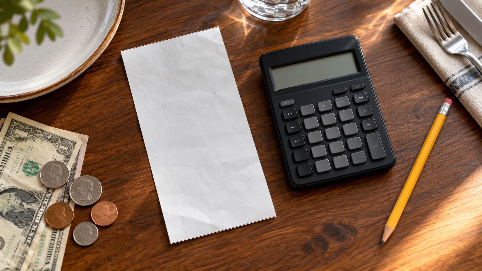 Meal Budget With Tax and Tip: $50 Example cover